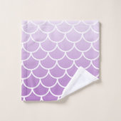 Violet Mermaid Specialized Bath Towel Set Bad Handdoek (Wasdoekje)