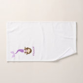 Violet Mermaid Specialized Bath Towel Set Bad Handdoek (Handdoek)