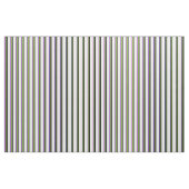 Violet, Midnight Blue, Green, Black & White Lines Stof (Fat Quarter)