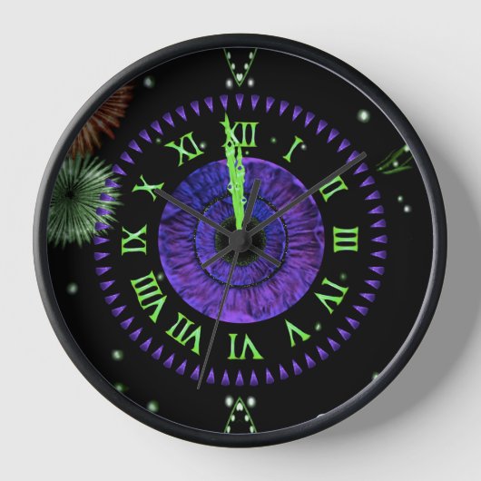 Violet Midnight Clock  (Voorkant)