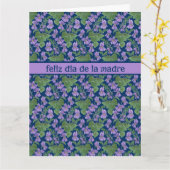 Violet, Moederdag Kaart, Spaanse groet Kaart (Gele Bloem)