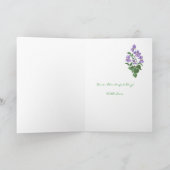 Violet,  Moederdag Wenskaart Kaart (Binnen)