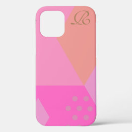  Violet Monogram Hoesje-Mate iPhone Case