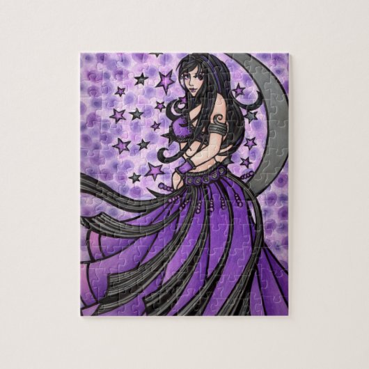 Violet Moon Belly Dancer Legpuzzel (Verticaal)