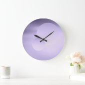 Violet Moon en Planet Wall Clock Grote Klok (Huis)