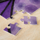 Violet Moon Goddess Belly Dancer Legpuzzel (Zijkant)