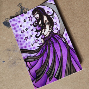 Violet Moon Goddess Belly Dancer Poster