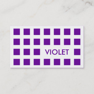 VIOLET (moskeesvierkantjes) Visitekaartje