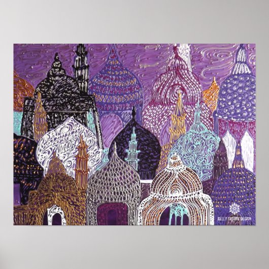 Violet Mosquescape Poster (Voorkant)