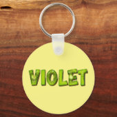 Violet Name Kiwi Design Schlüsselanhänger Sleutelhanger (Voorkant)