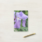 Violet Natte iris. Post-it® Notes (Op bureau)