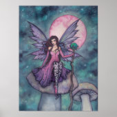 Violet Night Fairy Art van Molly Harrison Poster (Voorkant)