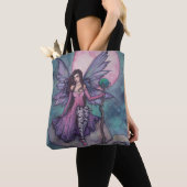 Violet Night Fairy van Molly Harrison Tote Bag (Dichtbij)
