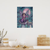 Violet Night Feeërieke Kunst van Molly Harrison Poster (Keuken)
