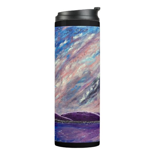 Violet Nights Waterfles Thermosbeker (Gedraaid links)