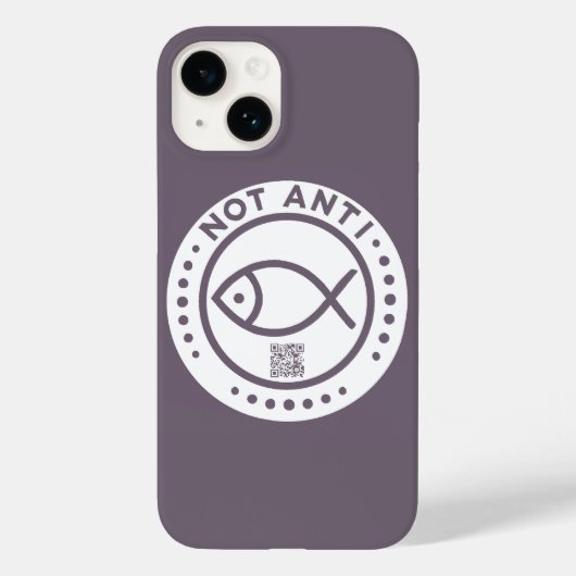 Violet NotAntiFish telefoonhoesje Case-Mate iPhone Case (Achterkant)