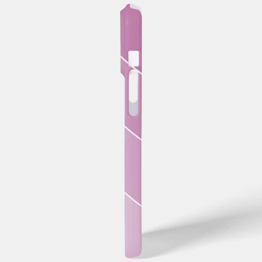 Violet Ombré Stripes Case-Mate iPhone Case (Achterkant / Links)