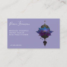 VIOLET ORACLE | MYSTIEKE LOTUS SYMBOLIEK VISITEKAARTJE