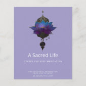 VIOLET ORakel | MYSTICUS LOTUS SYMBOOL Flyer (Achterkant)