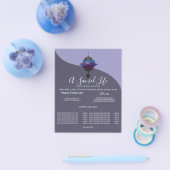 VIOLET ORakel | MYSTICUS LOTUS SYMBOOL Flyer (Enkel)