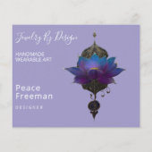VIOLET ORakel | MYSTIEK LOTUS SYMBOOL Flyer (Achterkant)