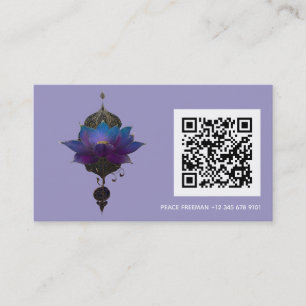 VIOLET ORakel   MYSTIEK LOTUS SYMBOOL Visitekaartje