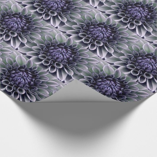 Violet Paars en Lavendar Flower Blossom Cadeaupapier (Hoek)