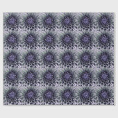 Violet Paars en Lavendar Flower Blossom Cadeaupapier (Vlak)