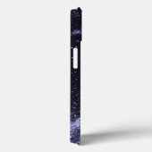 Violet paars peri zwarte abstracte melkweg Monogra Case-Mate iPhone Case (Achterkant / Rechts)