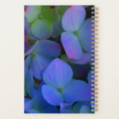 Violet paars roze blauw Hydrangeenbloemen Planner (Achterkant)