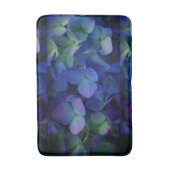 Violet paars roze blauwe hydrangeenbloem badmat (Voorkant Verticaal)