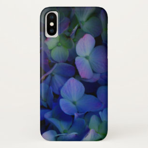 Violet paars roze blauwe hydrangeenbloem Case-Mate iPhone case