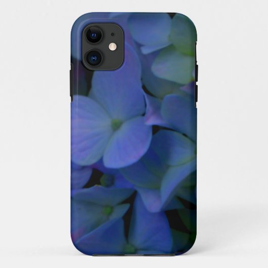 Violet paars roze blauwe hydrangeenbloem Case-Mate iPhone case (Achterkant)