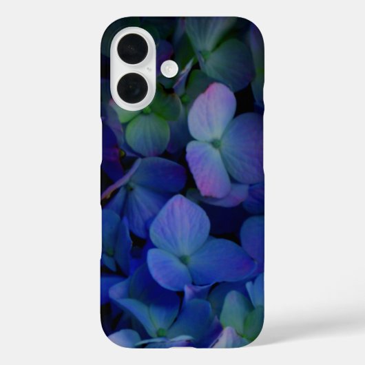 Violet paars roze blauwe hydrangeenbloem Case-Mate iPhone case (Achterkant)