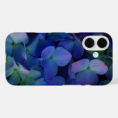 Violet paars roze blauwe hydrangeenbloem Case-Mate iPhone case (Achterkant (horizontaal))