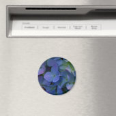 Violet paars roze blauwe hydrangeenbloem magneet (Insitu (Vaatwasser))