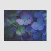 Violet paars roze blauwe hydrangeenbloem tissuepapier (Voorkant)