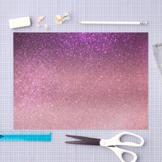 Violet Paars roze driestuksnep ombre gradiënt Tissuepapier (Craft)