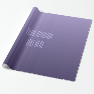 Violet Paars Verlooppapier met aangepaste tekstoml Cadeaupapier