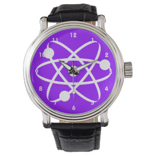 Violet Paarse Atom Horloge