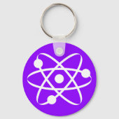 Violet Paarse Atom Sleutelhanger (Voorkant)