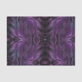 Violet Paarse blauwe vedertextuur abstract Tissuepapier (Voorkant)