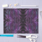 Violet Paarse blauwe vedertextuur abstract Tissuepapier (Craft)
