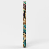 Violet Paarse Blauwgroen Blauw Groen Goud Paisley  Case-Mate iPhone Case (Achterkant/rechts)