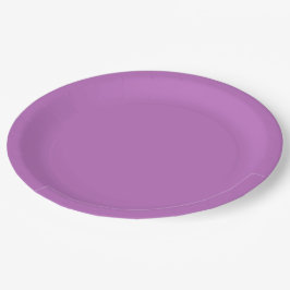 Violet Paarse effen kleur Papieren Bordje