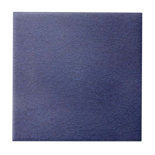 Violet Paarse Faux Crackle Finish Antiek Repro Tegeltje (Voorkant)