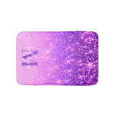 Violet Paarse Glitter Badmat (Voorkant)