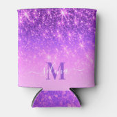 Violet Paarse Glitter Blikjeskoeler (Voorkant)