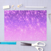 Violet Paarse Glitter Tissuepapier (Craft)