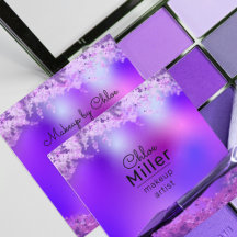 Violet Paarse glittery Folie Modern Makeup Artist